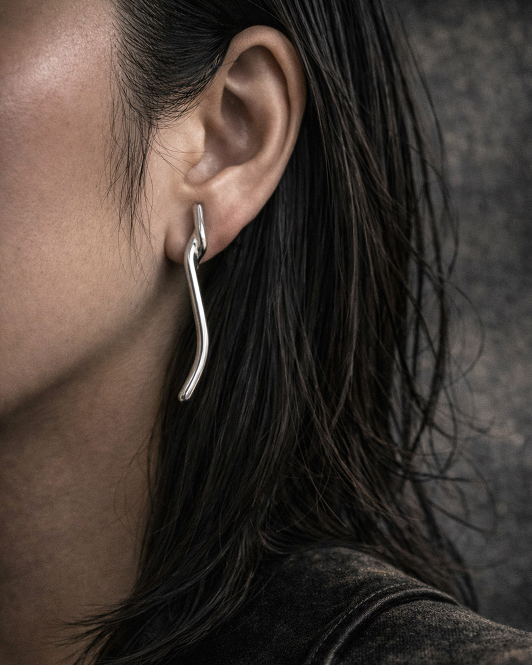 ピアス #47 s13−07−503 ツイストバーピアス＆イヤリング【Sato Hatakeyama