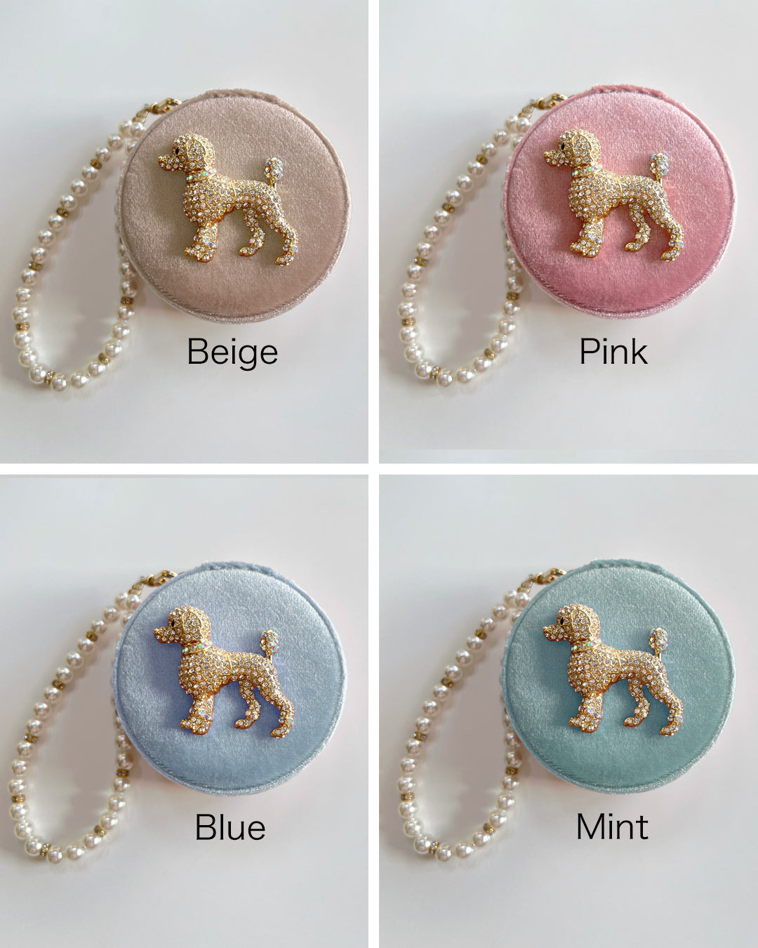 a1-16-511「プードルビジュー」サークルジュエリーBOX【※宅配便発送のみ】【Atelier Chouette】【001】