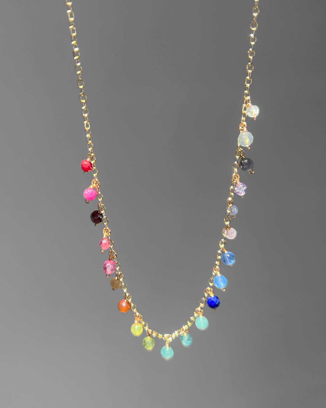 i10−05-505 レインボーアミュレットネックレス【1＊ichi＊】【010】