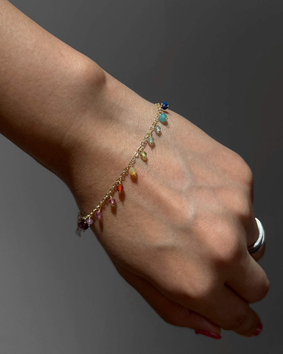 i10−06-505 レインボーアミュレットブレスレット【1＊ichi＊】【010】