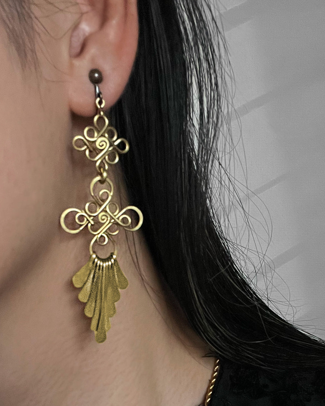 t11−02−507 (1)アラベスクピアス＆イヤリング【たゆや】【011】