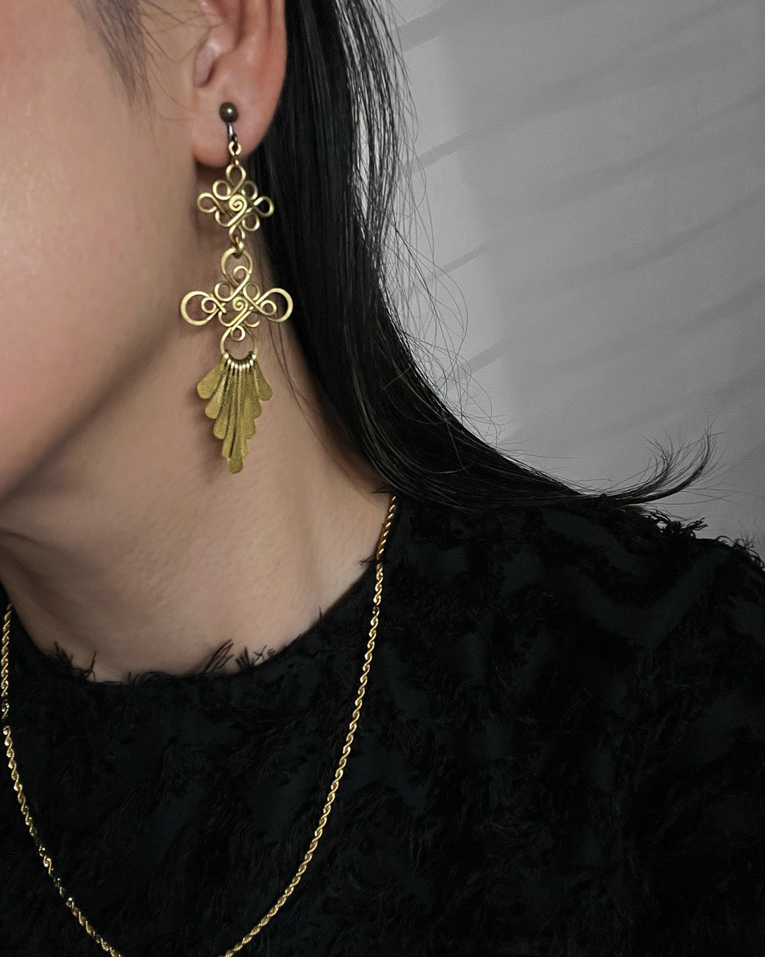 t11−02−507 (1)アラベスクピアス＆イヤリング【たゆや】【011】