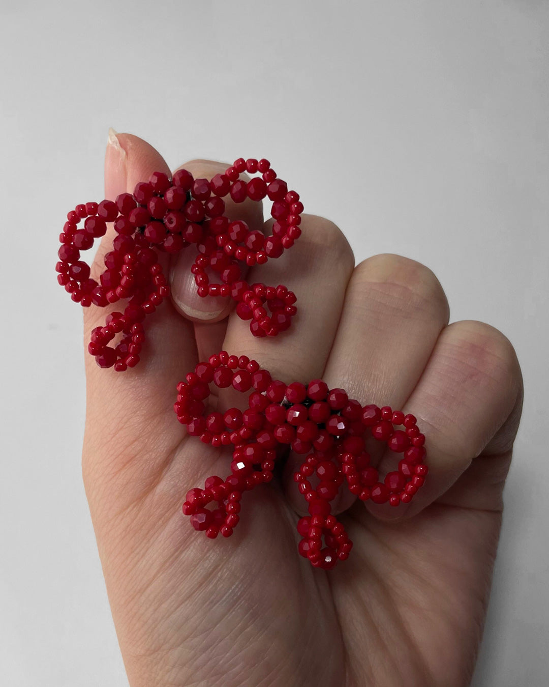 l12−01−504 【mini】ウェーブリボンピアス＆イヤリング【Lien】【012】