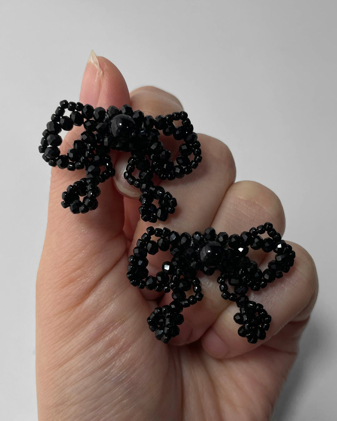 l12−01−504 【mini】ウェーブリボンピアス＆イヤリング【Lien】【012
