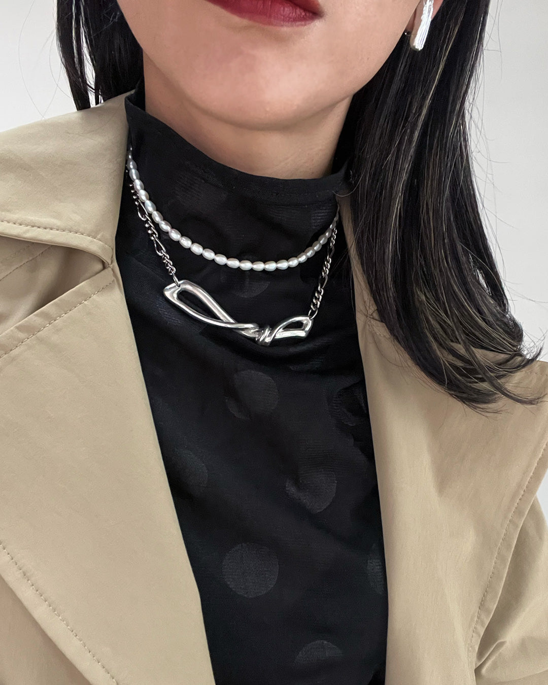 s13−02−503 ツイストリボンチョーカー【Sato Hatakeyama】【013】