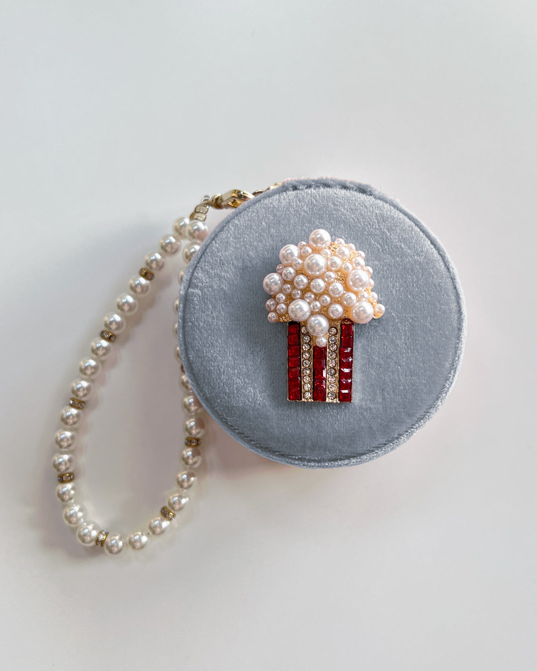 a1-14-511「ポップコーンビジュー」サークルジュエリーBOX【※宅配便発送のみ】【Atelier Chouette】【001】 (コピー)