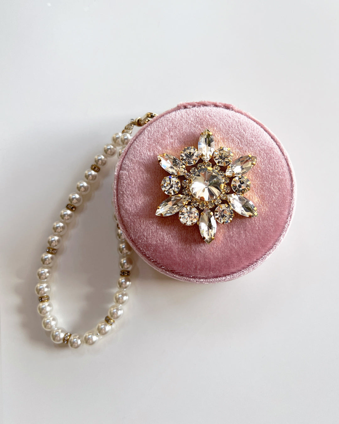 a1-15-511「BIGフラワー」サークルジュエリーケース【※宅配便発送のみ】【Atelier Chouette】【001】