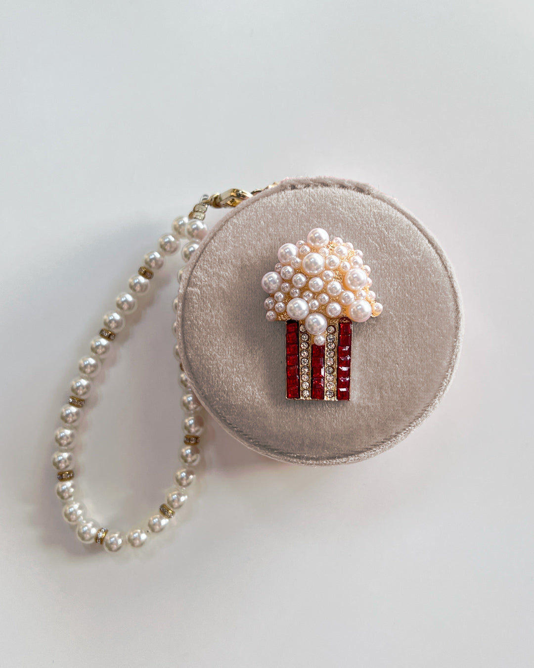 a1-14-511「ポップコーンビジュー」サークルジュエリーBOX【※宅配便発送のみ】【Atelier Chouette】【001】 (コピー)