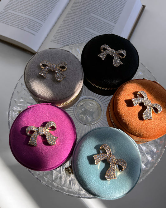 a1-03-502「リボンビジュー」サークルジュエリーBOX【※宅配便発送のみ】【Atelier Chouette】【001】