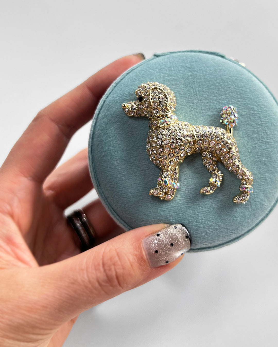 a1-04-502「プードルビジュー」サークルジュエリーBOX【※宅配便発送のみ】【Atelier Chouette】【001】 (コピー)