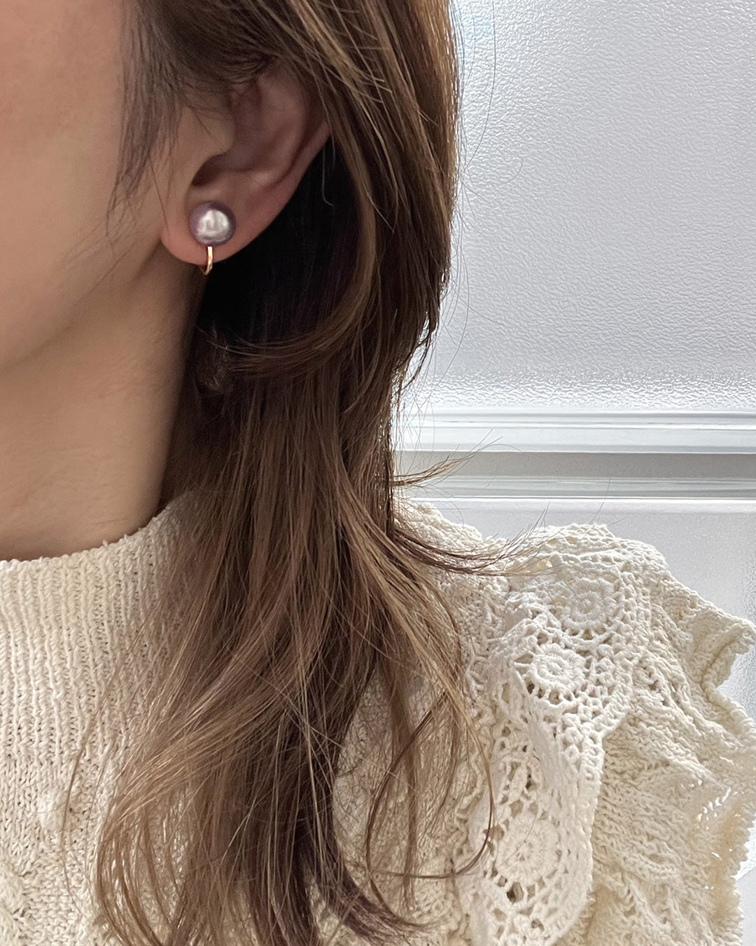 r2−01-505 大粒淡水パールピアス＆イヤリング【Reasy】【2】