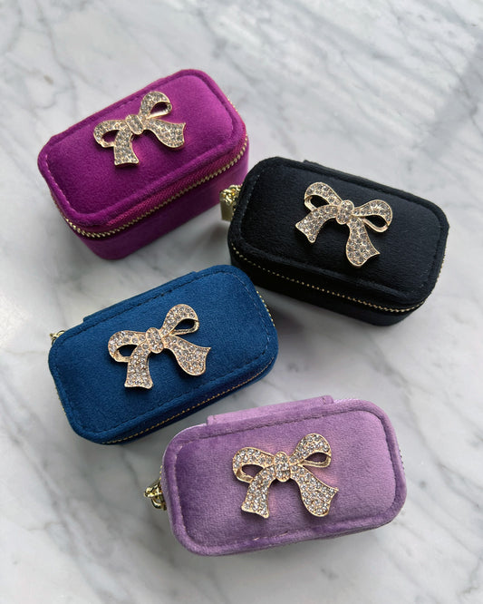 a1-12-506「リボンビジュー」レクタングルジュエリーBOX【※宅配便発送のみ】【Atelier Chouette】【001】