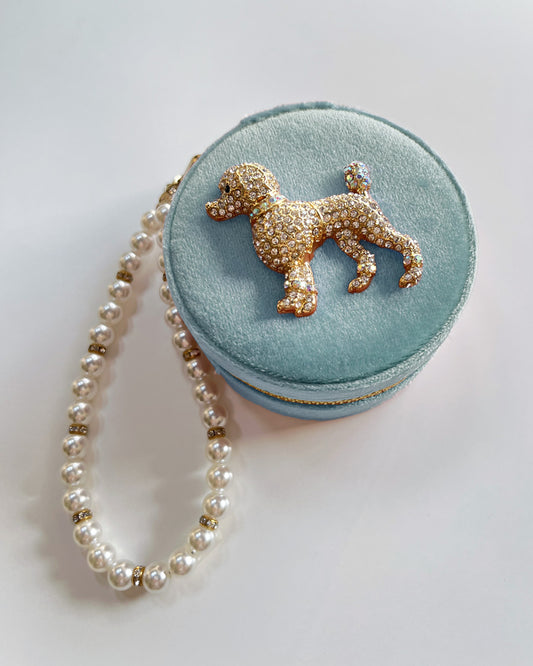 a1-16-511「プードルビジュー」サークルジュエリーBOX【※宅配便発送のみ】【Atelier Chouette】【001】