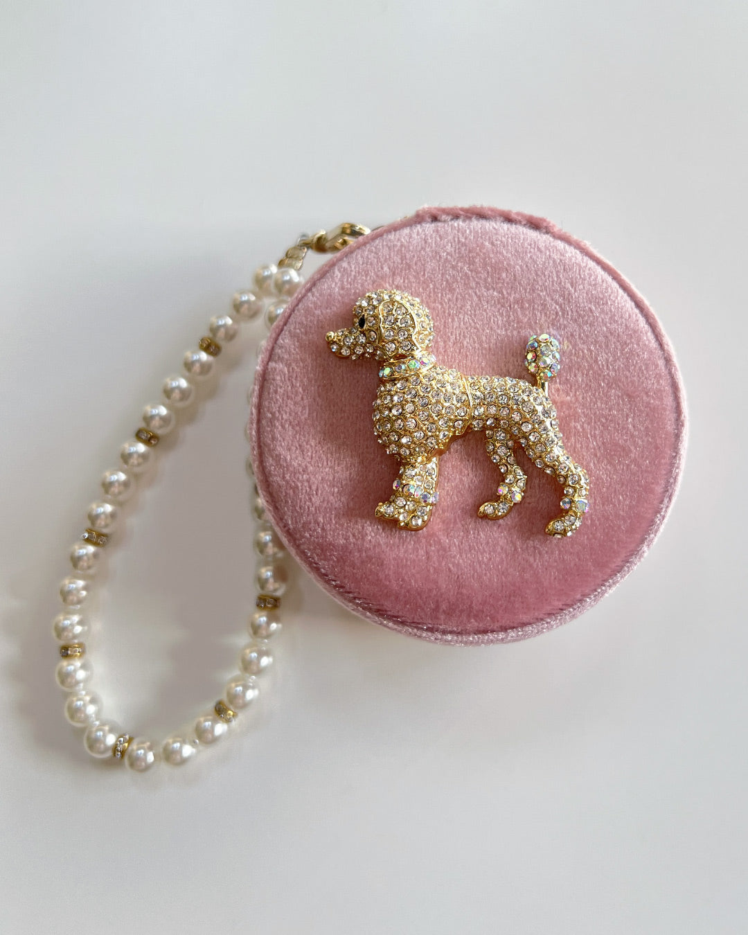 a1-16-511「プードルビジュー」サークルジュエリーBOX【※宅配便発送のみ】【Atelier Chouette】【001】