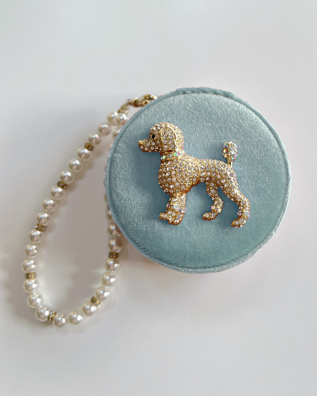 a1-16-511「プードルビジュー」サークルジュエリーBOX【※宅配便発送のみ】【Atelier Chouette】【001】