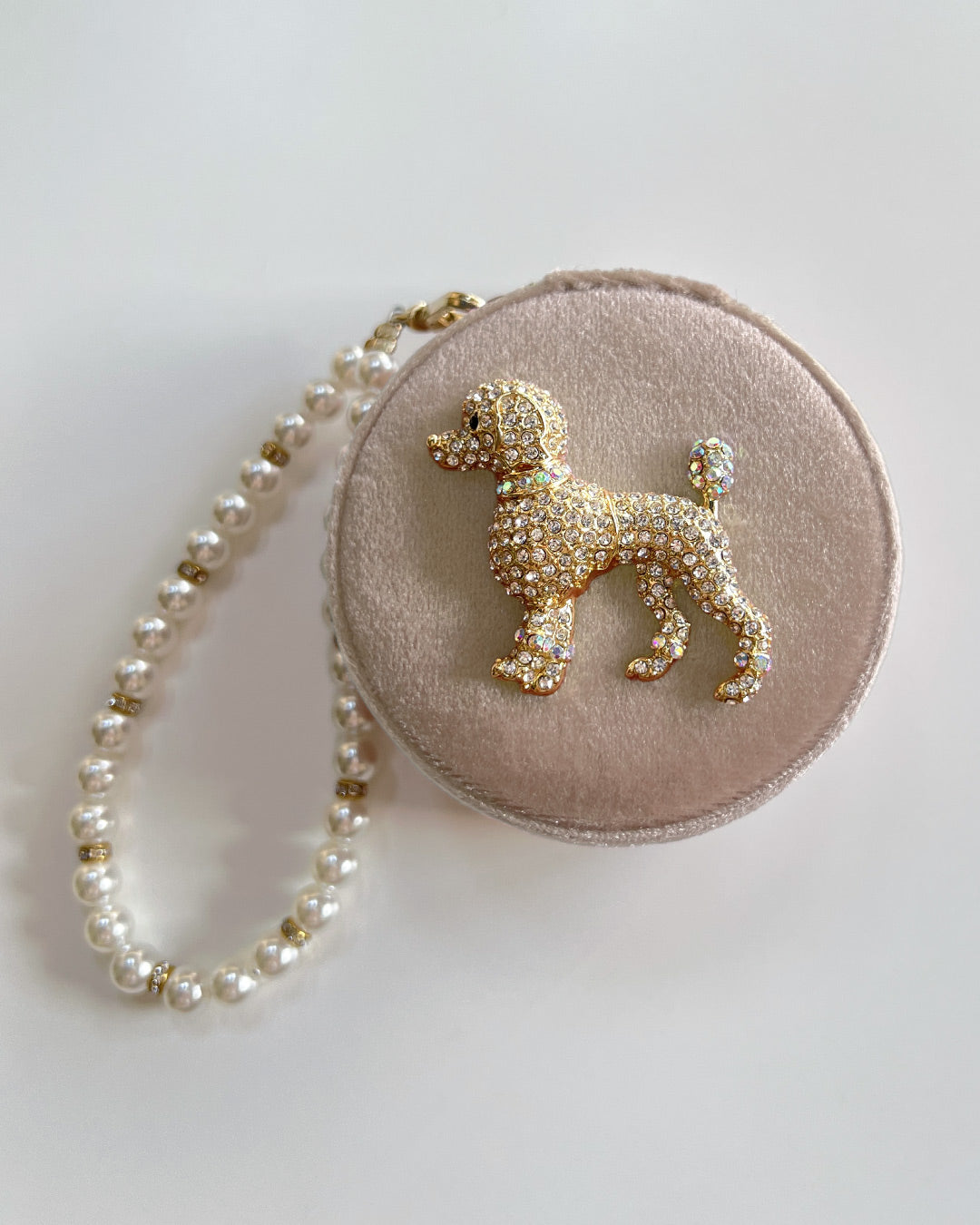 a1-16-511「プードルビジュー」サークルジュエリーBOX【※宅配便発送のみ】【Atelier Chouette】【001】