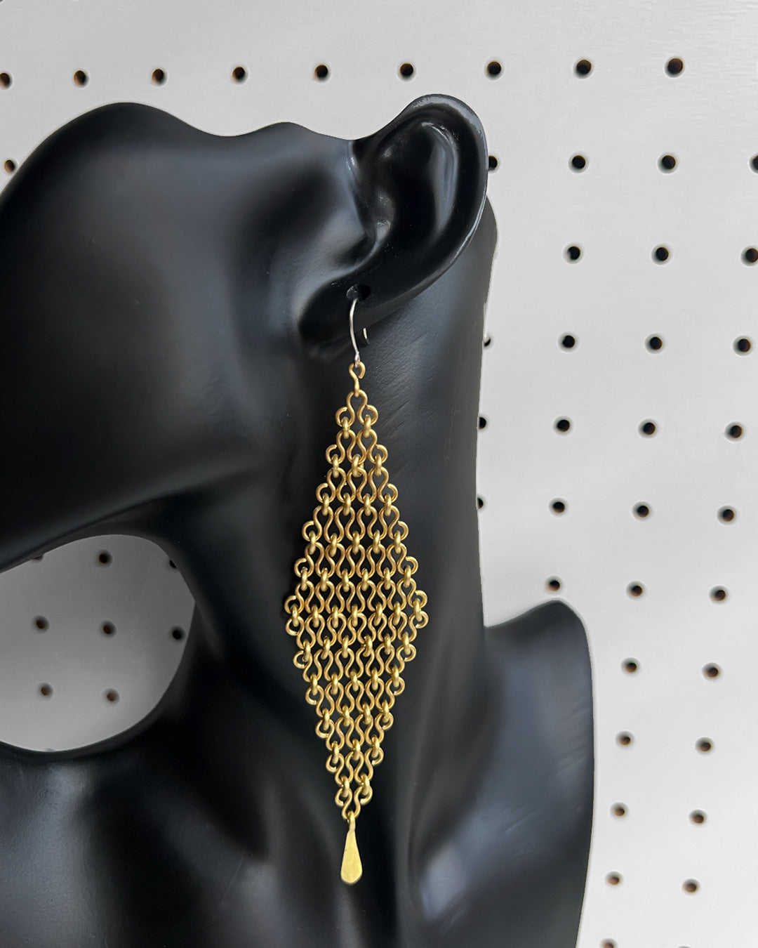 t11−03−507 (3)メッシュチェーンピアス＆イヤリング【たゆや】【011】