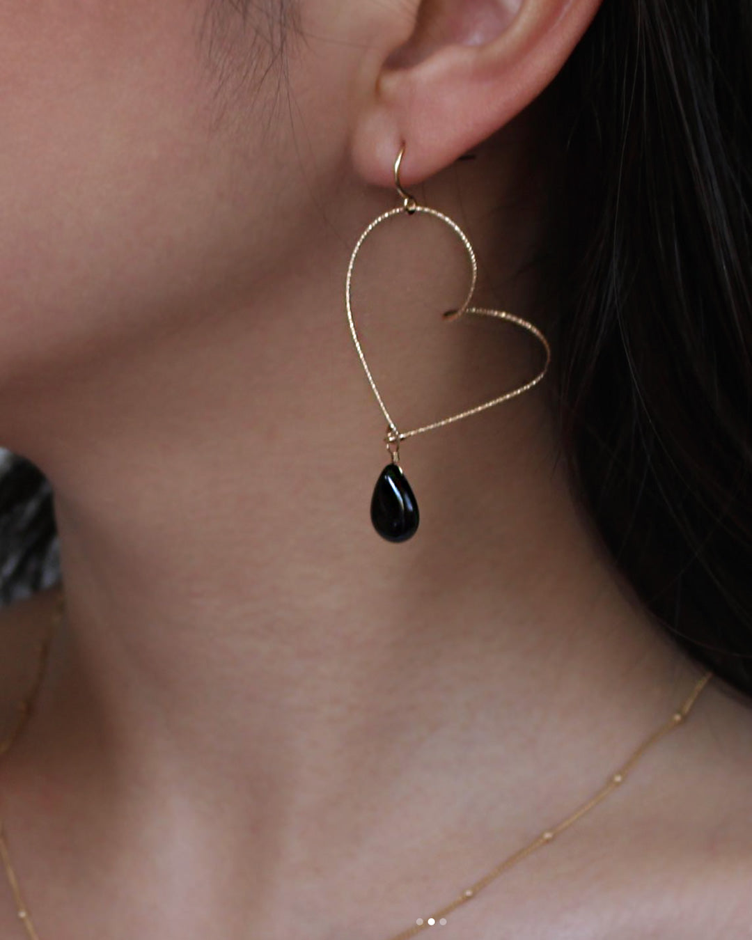 h4−01-504 ハートフルピアス＆イヤリング【hugpink】【04】