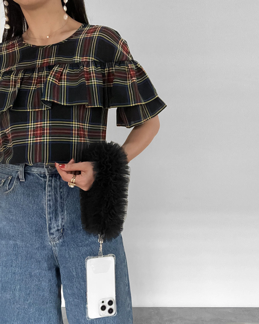 2−03-505 ボリュームチュールハンディストラップ【Reasy】【002】