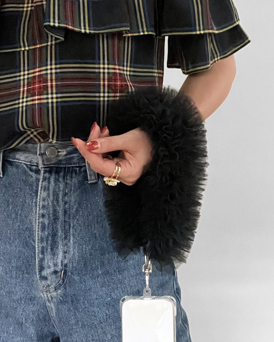 2−03-505 ボリュームチュールハンディストラップ【Reasy】【002】