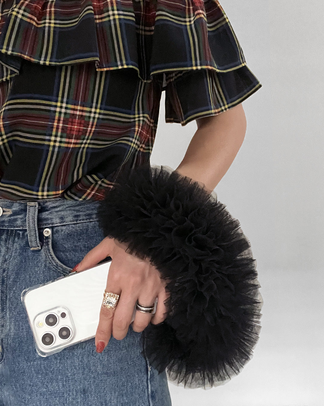 2−03-505 ボリュームチュールハンディストラップ【Reasy】【002】