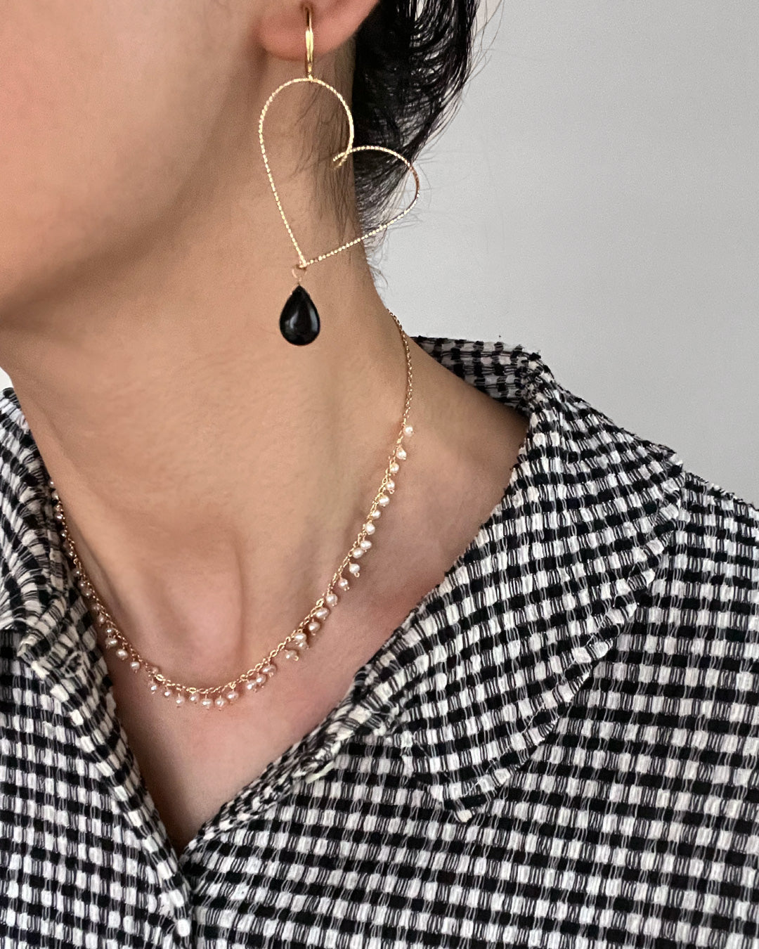 i10−02-505 淡水パール粒粒ネックレス【1＊ichi＊】【10】