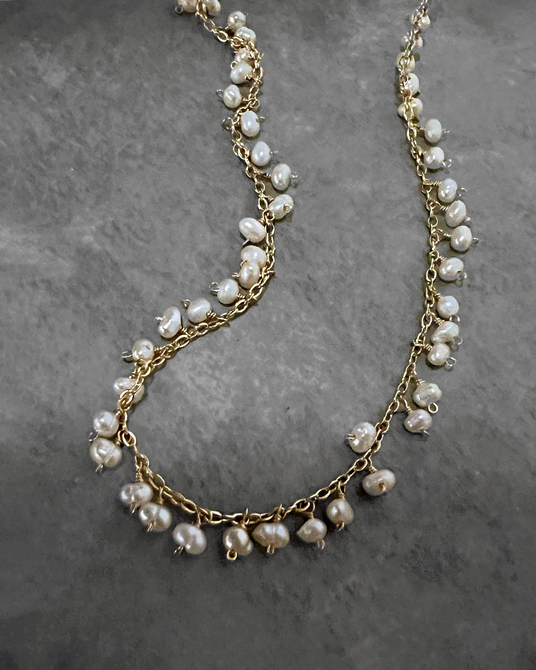 i10−02-505 淡水パール粒粒ネックレス【1＊ichi＊】【10】