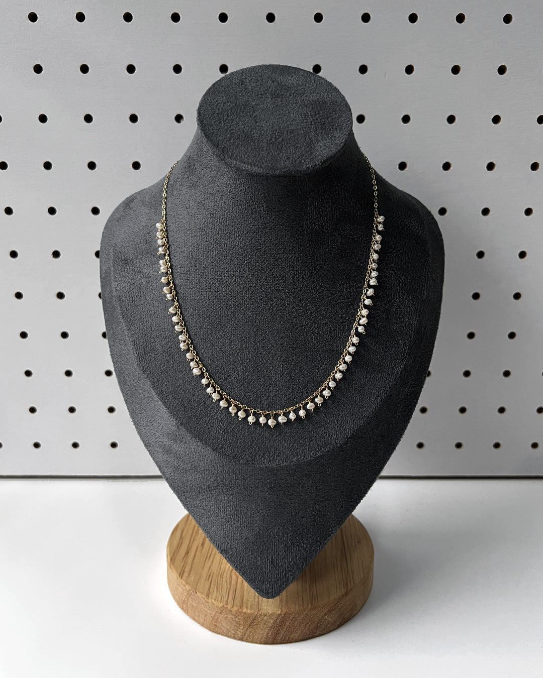 i10−02-505 淡水パール粒粒ネックレス【1＊ichi＊】【10】