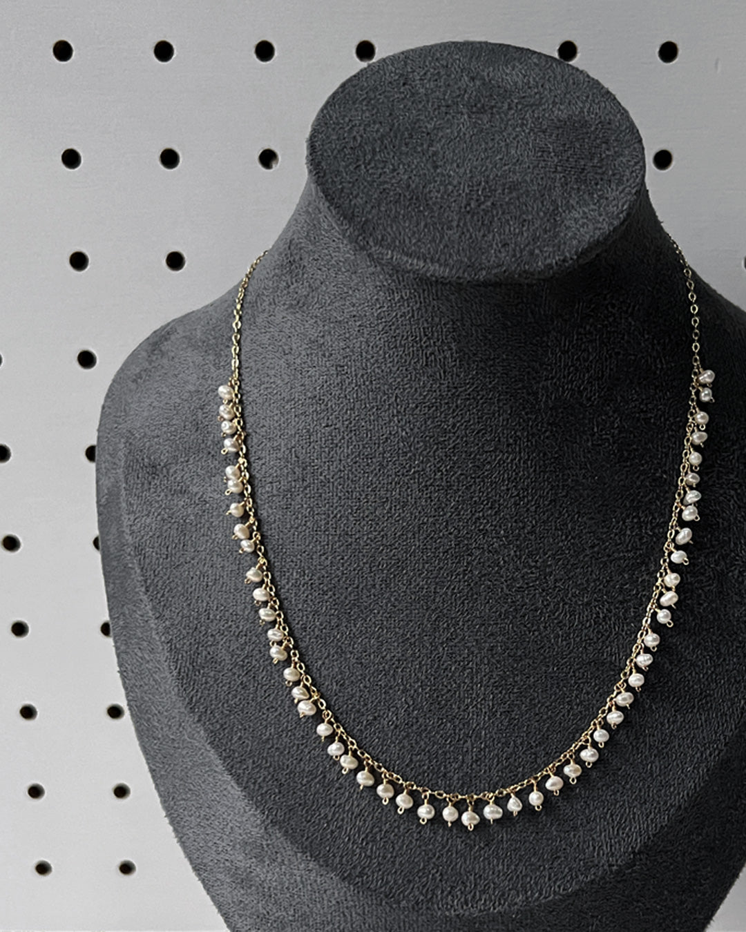 i10−02-505 淡水パール粒粒ネックレス【1＊ichi＊】【10】